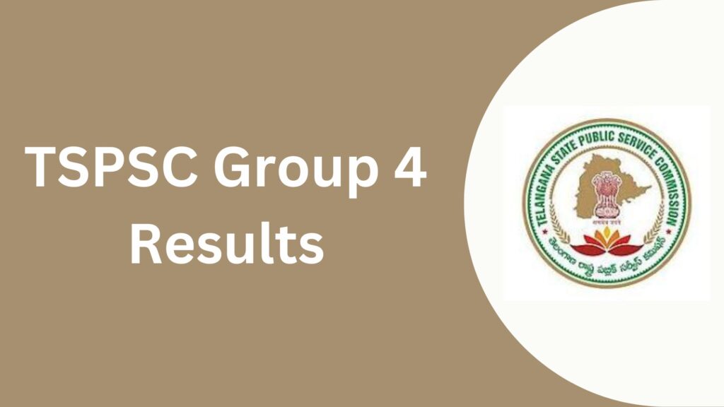 TSPSC Group 4 Results