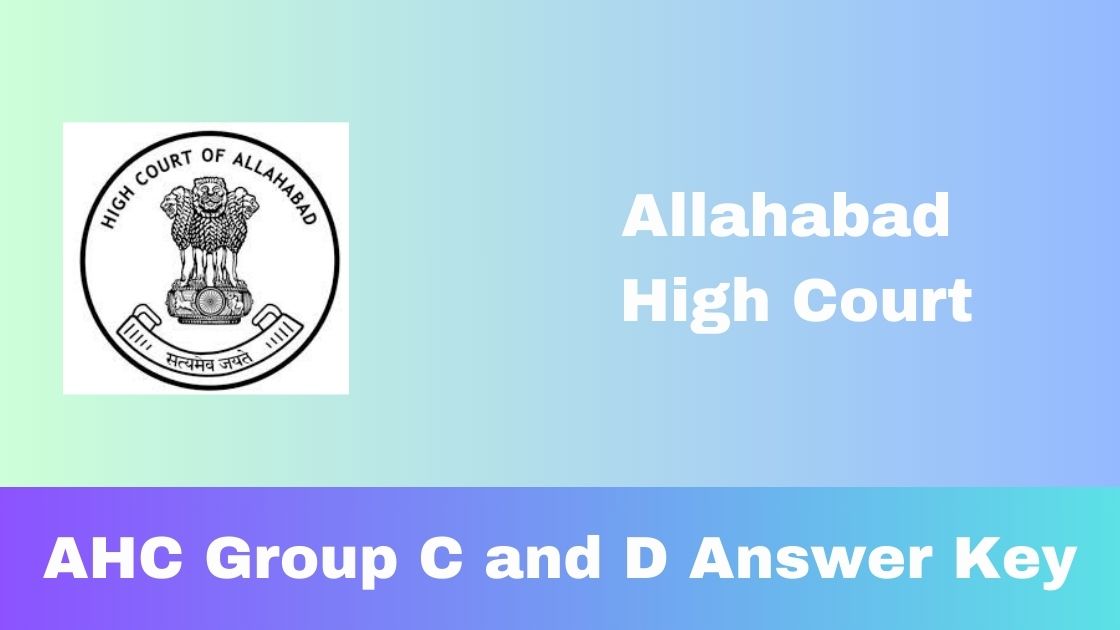 AHC Group C and D Answer Key