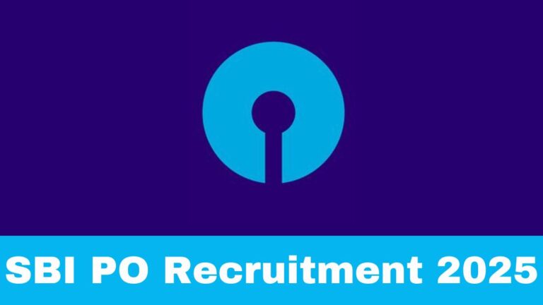 SBI PO Recruitment 2025